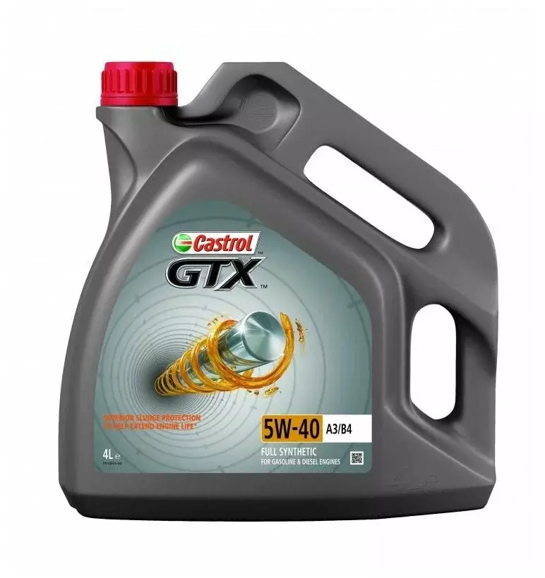 Масло моторное CASTROL GTX 5W-40 синтетическое 4 л