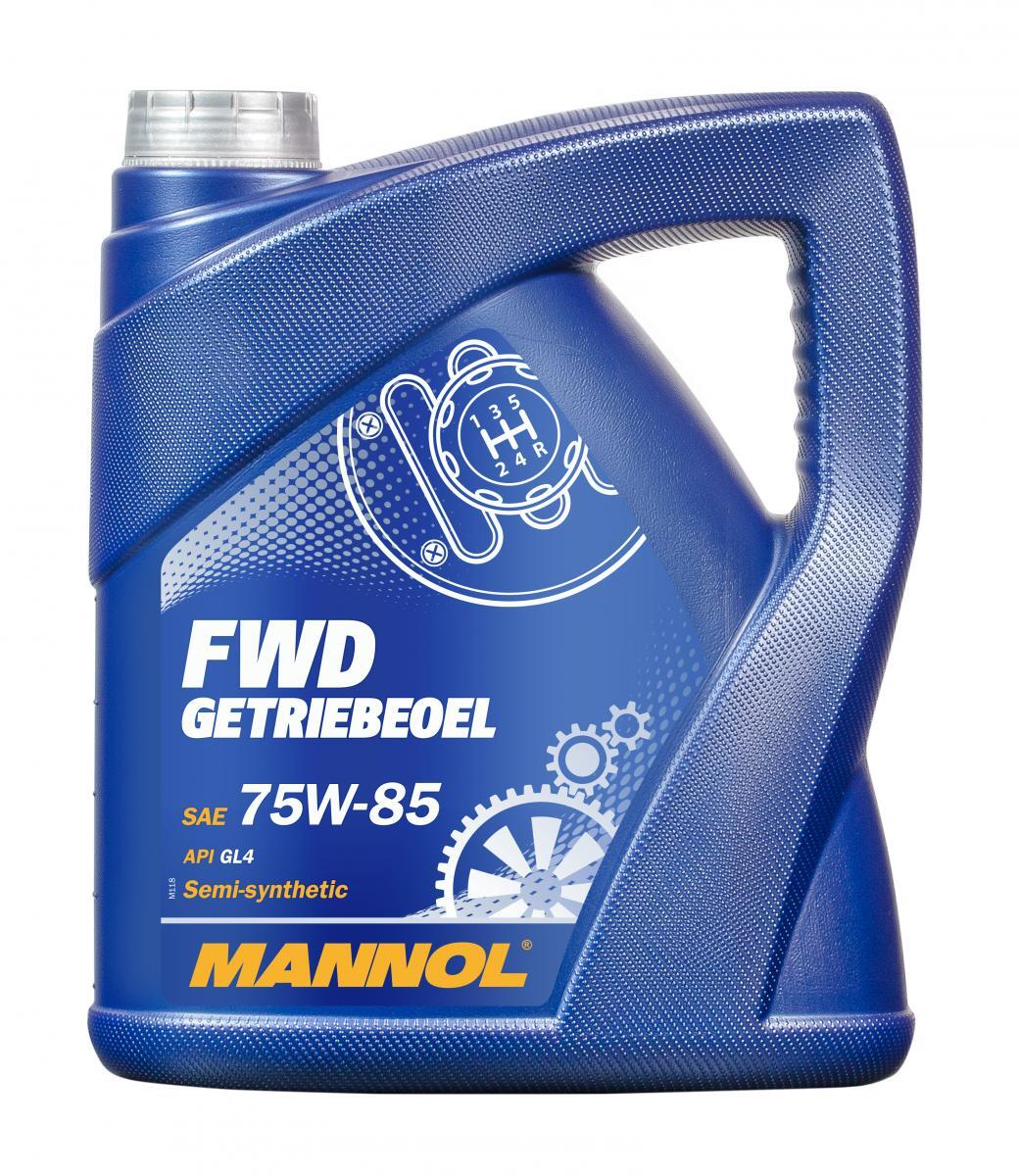 Масло трансмиссионное Mannol FWD GL-4 75W85, 4 л