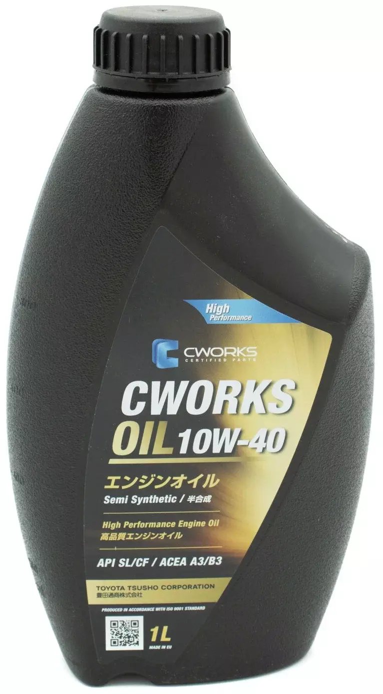 Масло моторное CWORKS OIL 10W-40 полусинтетическое 1 л