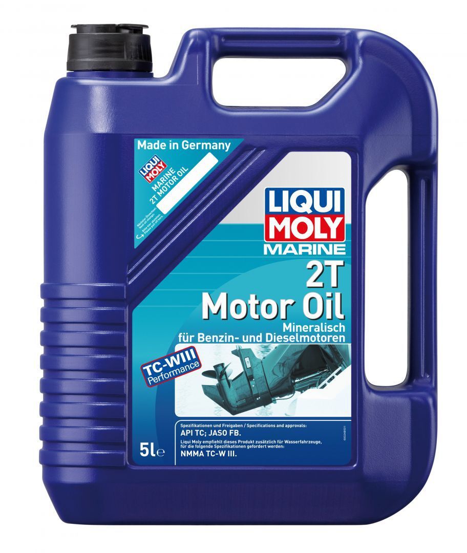 Моторное масло Liqui Moly Marine 2T Motor Oil минеральное 5л