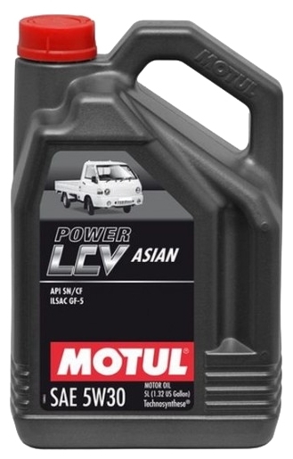 Motul Power LCV Asian 5W30 Синтетическое моторное масло для азиатских легких грузовиков