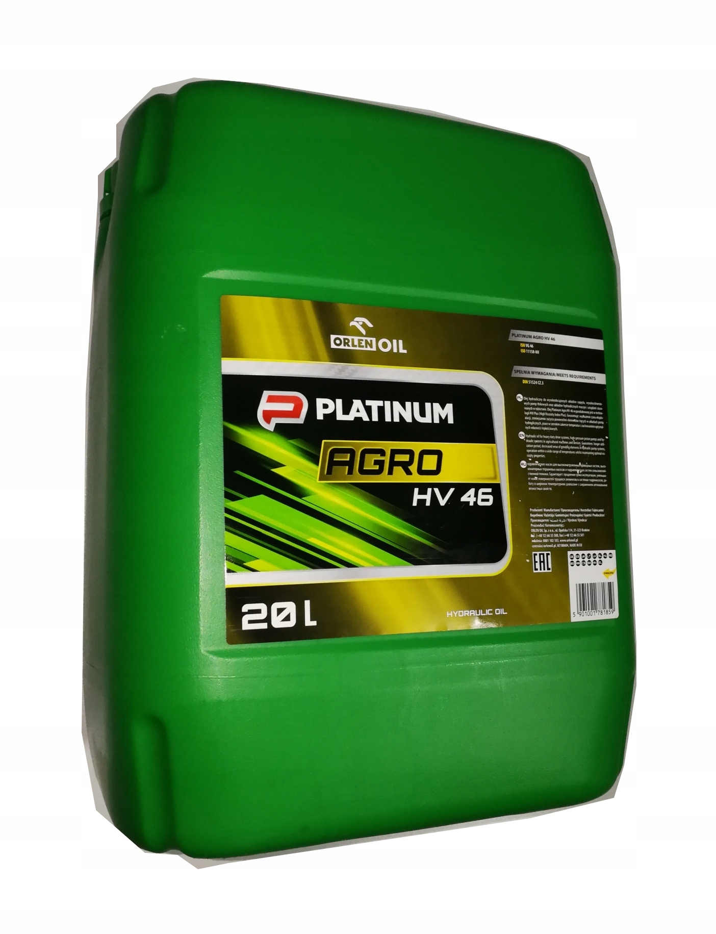 OrlenOil Platinum AGRO HV 46 Гидравлическое масло