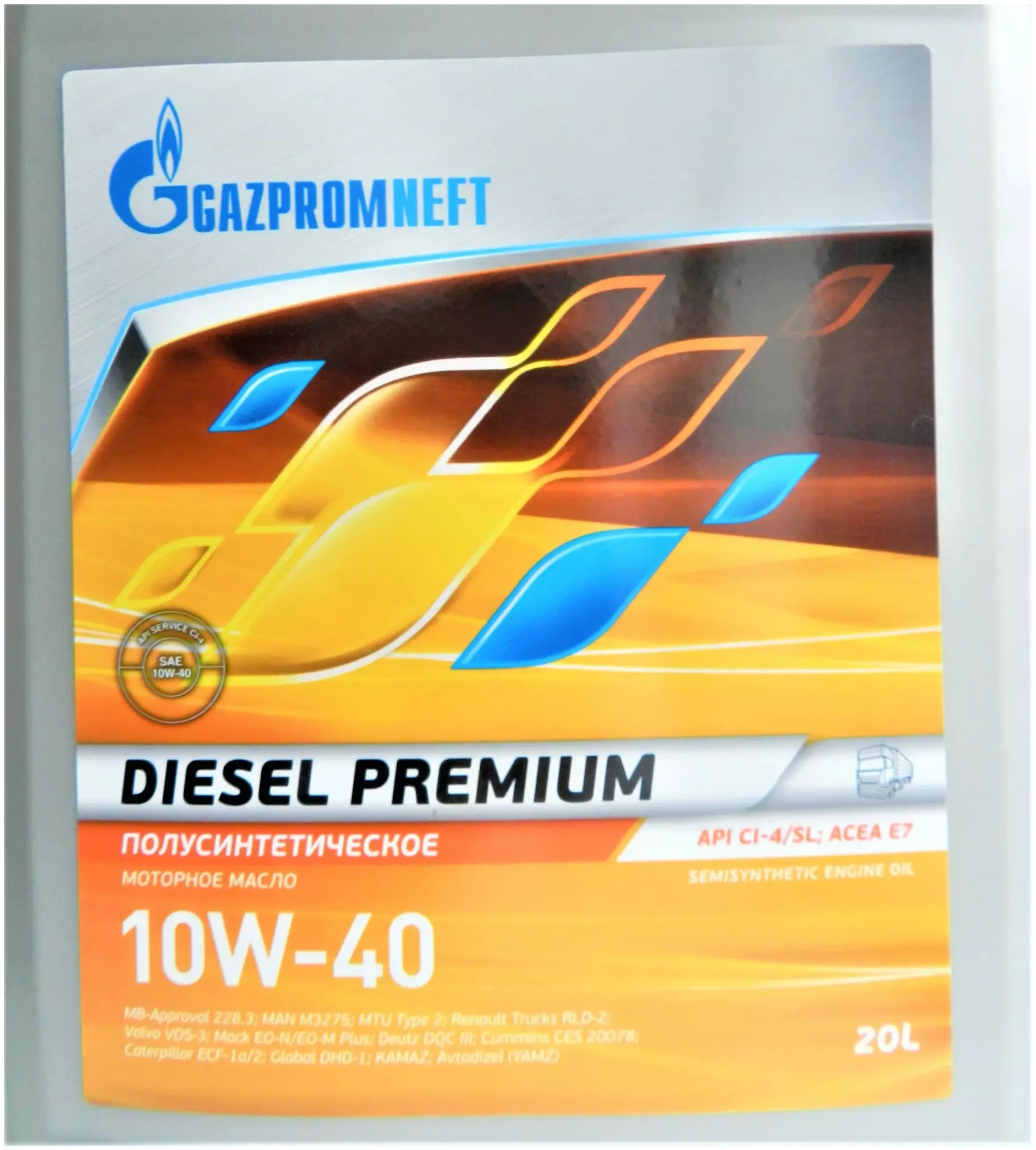 Масло моторное Gazpromneft Diesel Premium 10W-40 20 л