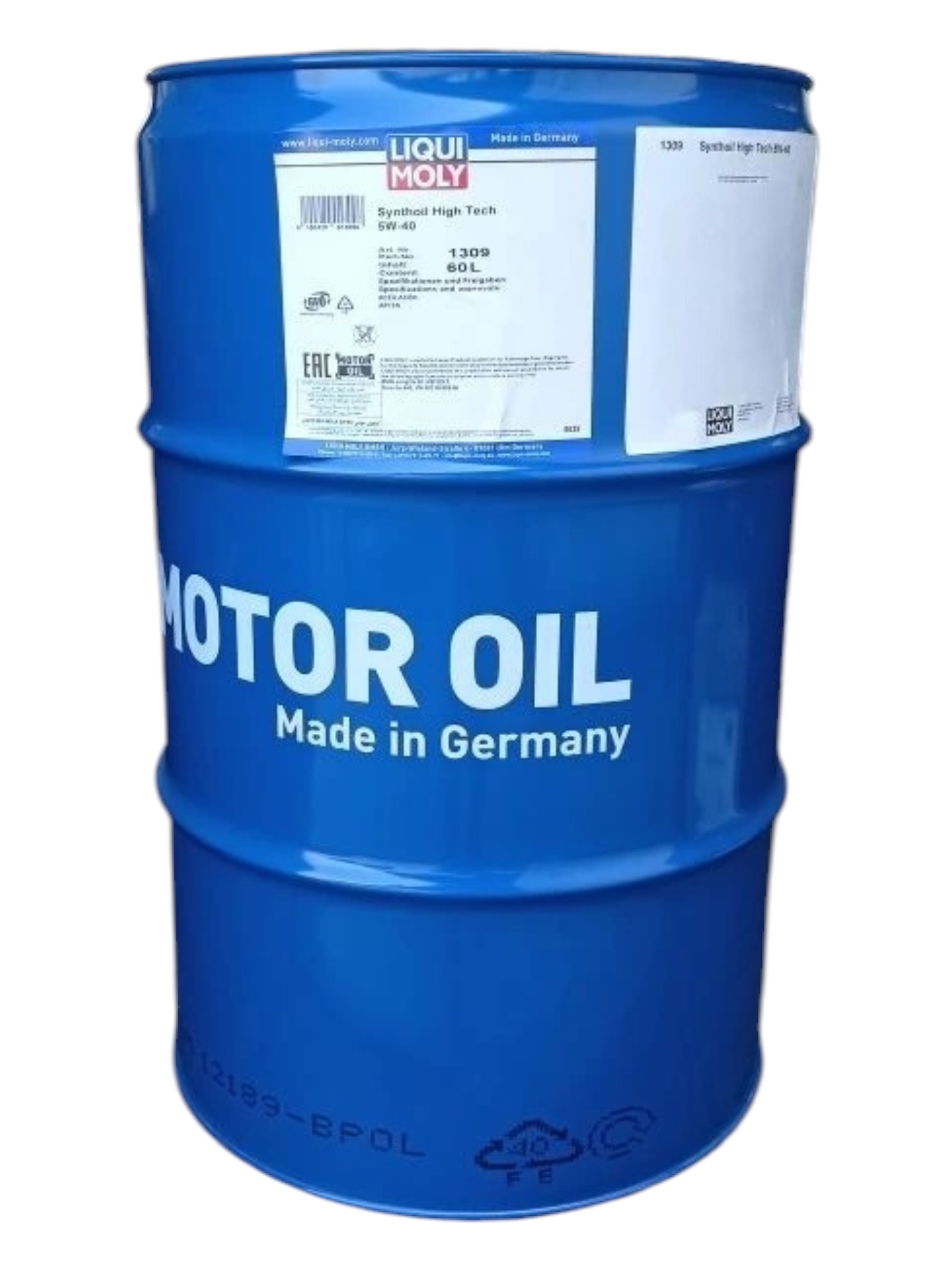 Моторное масло Liqui Moly Synthoil High Tech 5W40 синтетическое 60л