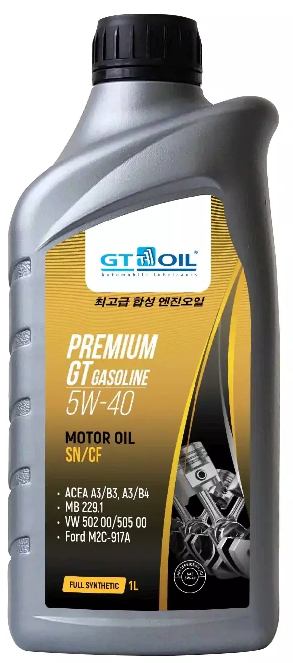 Масло моторное GT OIL Premium GT Gasoline 5W-40 синтетическое 1 л