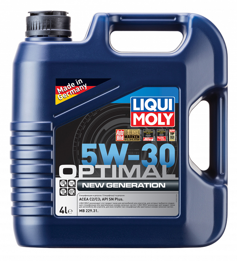 Моторное масло Liqui Moly Optimal New Generation 5W30 НС-синтетическое 4л