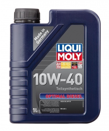 Моторное масло Liqui Moly Optimal Diesel 10W40 полусинтетическое 1л (вышел срок годности)