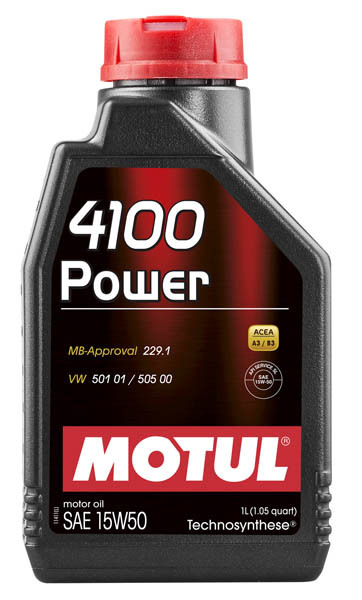 Motul 4100 Power 15W50 Technosynt Полусинтетическое моторное масло