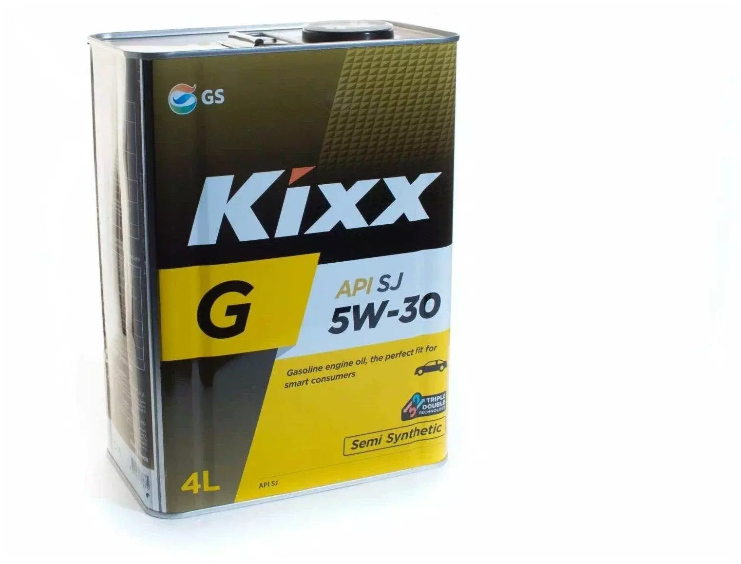 Синтетическое моторное масло Kixx G SJ 5W-30, 4 л