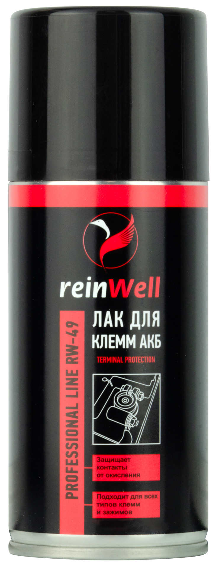 Лак для клемм АКБ ReinWell 150 мл