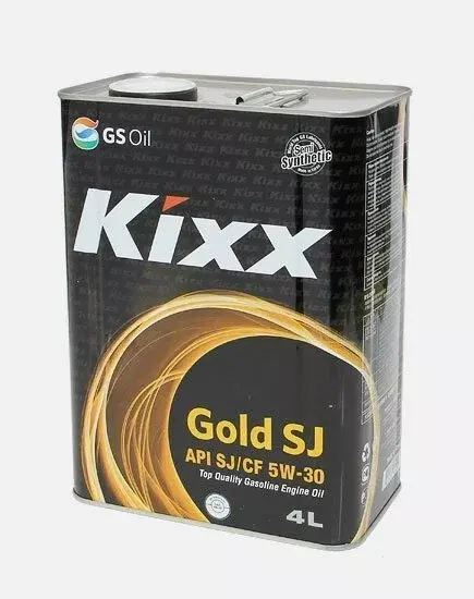 Синтетическое моторное масло Kixx G SJ 5W-30, 4 л