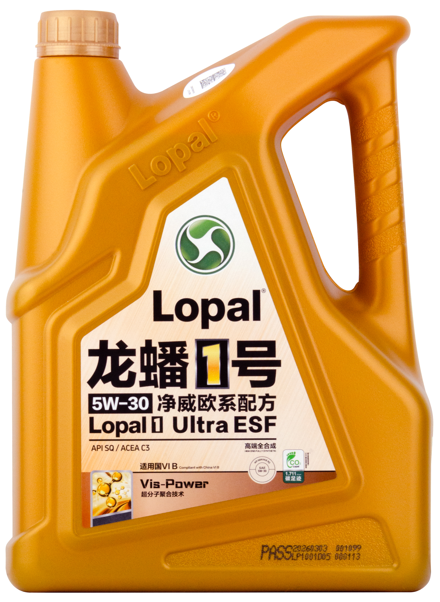 Моторное масло Lopal 1 Ultra ESF 5W-30 синтетическое 4л