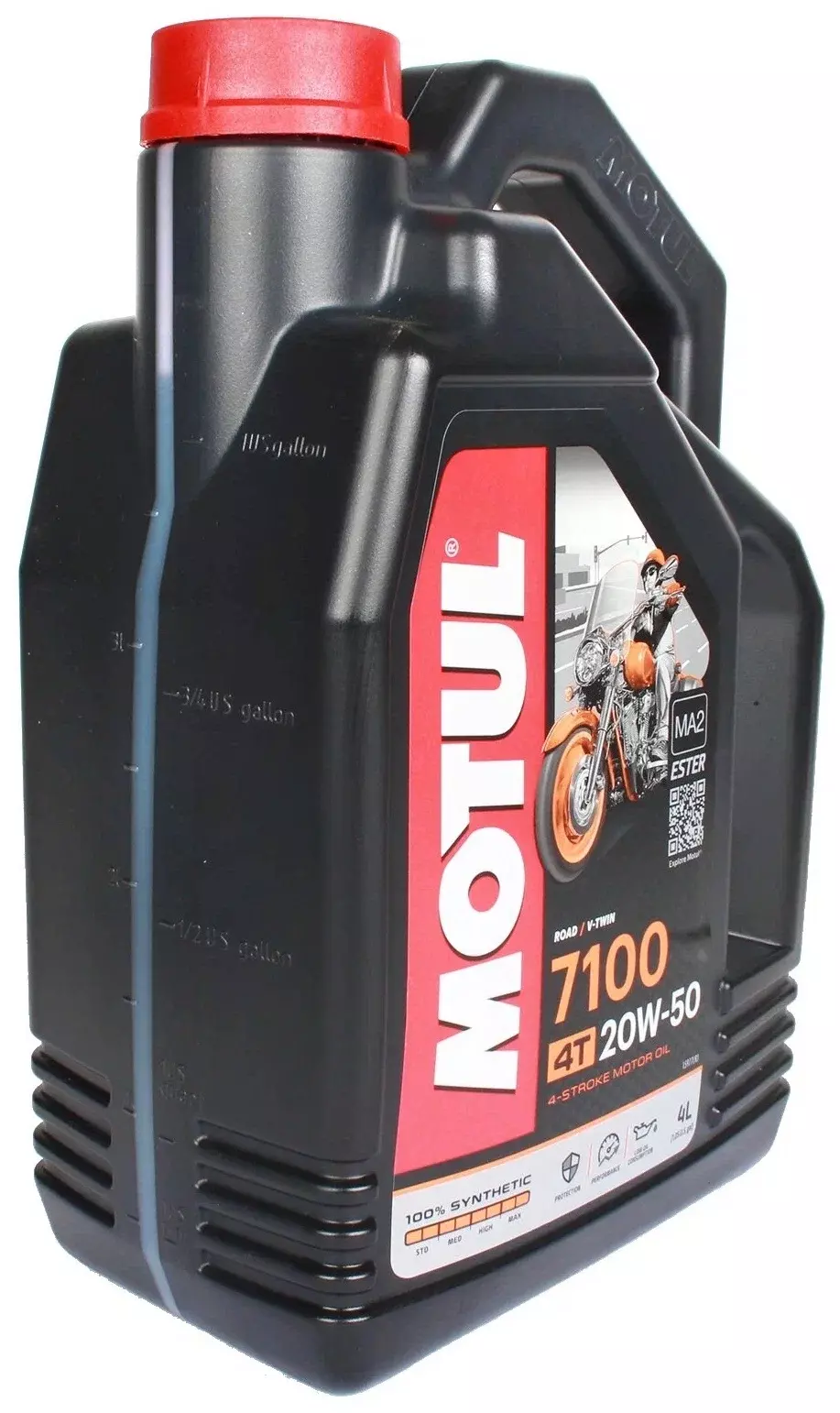 Синтетическое моторное масло Motul 7100 4T 20W50, 4 л