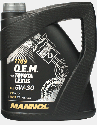 Mannol 7709  O.E.M. for Toyota Lexus 5w30 синтетическое моторное масло  A5/B5 ; A1/B1