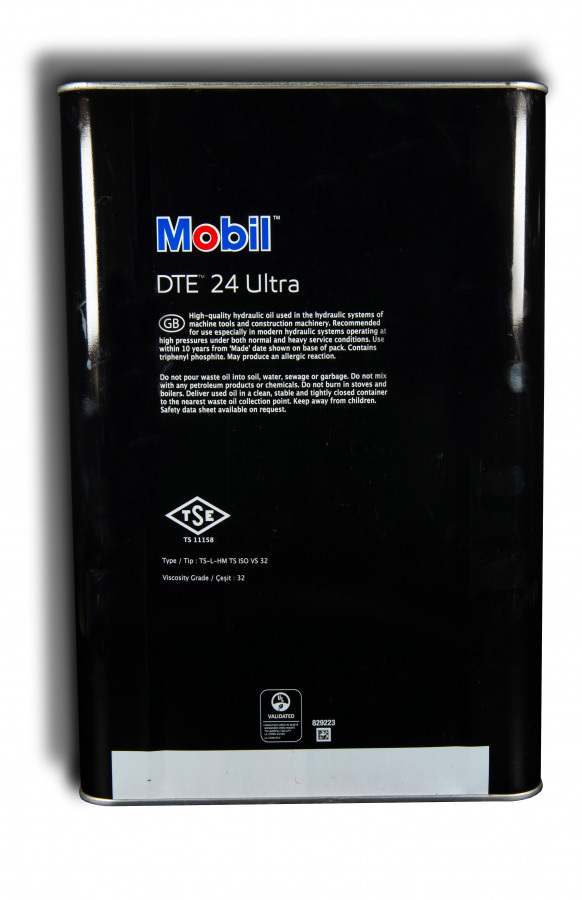 Гидравлическое масло Mobil DTE 24 Ultra 16л