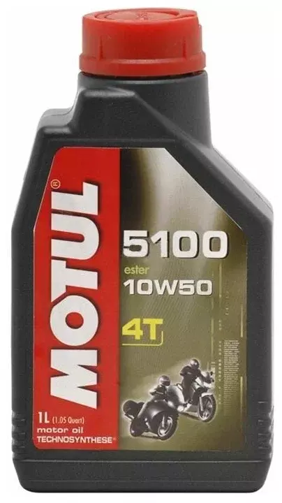 Моторное масло Motul 5100 4T 10W50 для мотоциклов 1л