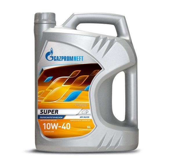 Моторное масло Gazpromneft Super 10W40 полусинтетическое 5л
