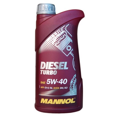 Mannol Diesel Turbo 5W-40 - Синтетическое моторное масло для дизельных автомобилей