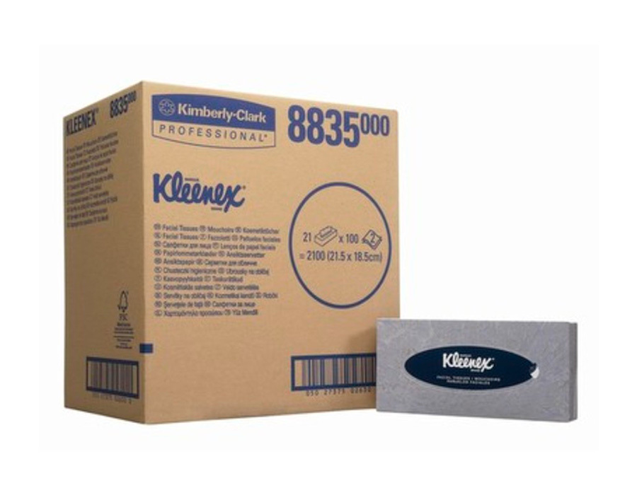 Kimberly-Clark Kleenex Facial Tissues - Салфетки для лица (1*100)