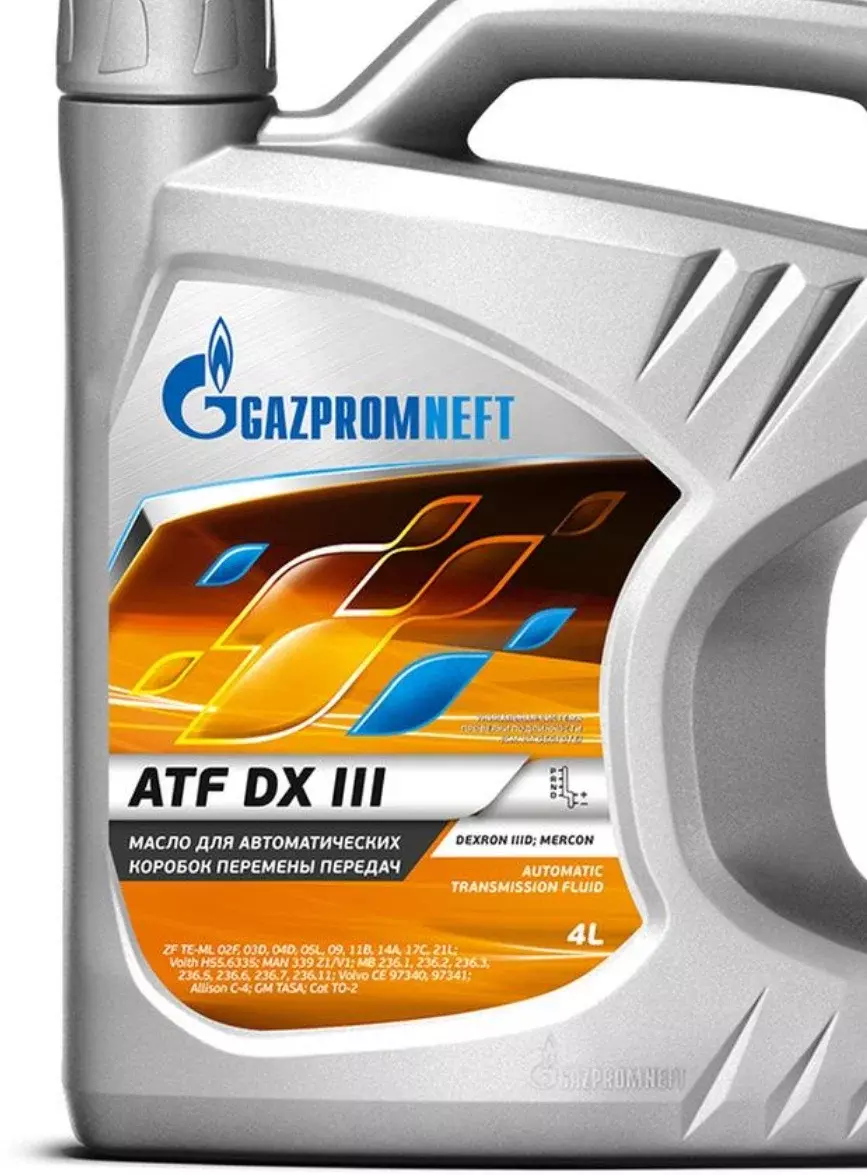 Масло трансмиссионное Gazpromneft ATF DX lll 4 л