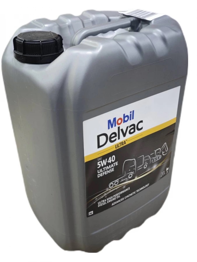 Моторное масло MOBIL Delvac Ultra 5W-40 Ultimate Defense, синтетическое 20л