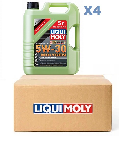 Моторное масло LiquiMoly Molygen New Generation 5W-30, синтетическое, 20 л