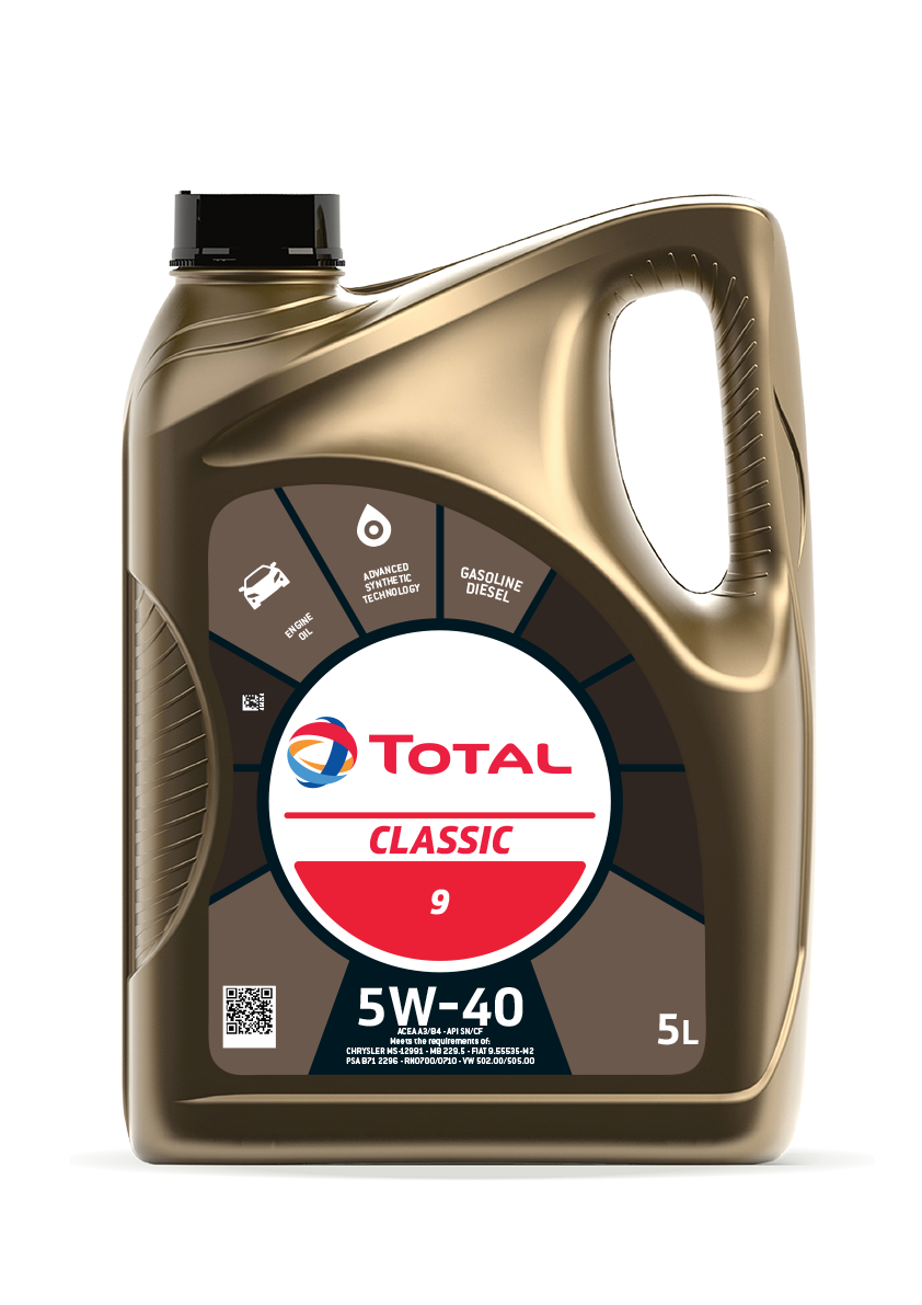 Total CLASSIC 9 5W40 Синтетическое моторное масло