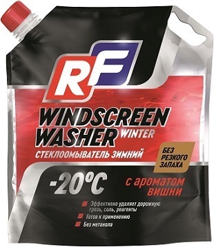 Жидкость омывателя незамерзающая -20C Ruseff Windscreen Washer Winter готовая 3,5л