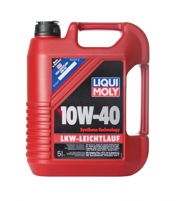Грузовое моторное масло Liqui Moly LKW Leichtlauf Motoroil Basic 10W40 НС-синтетическое