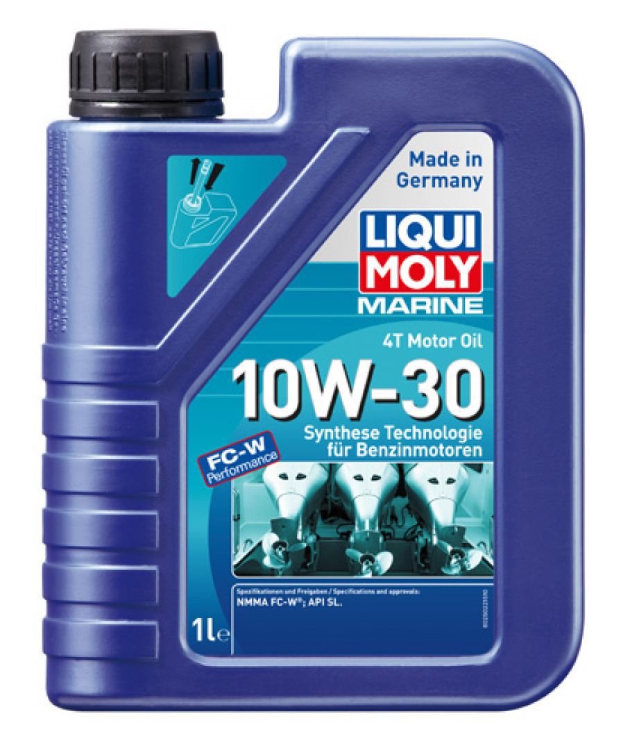 Liqui Moly Marine 4T Motor Oil 10W-30 - НС-синтетическое моторное масло для лодок