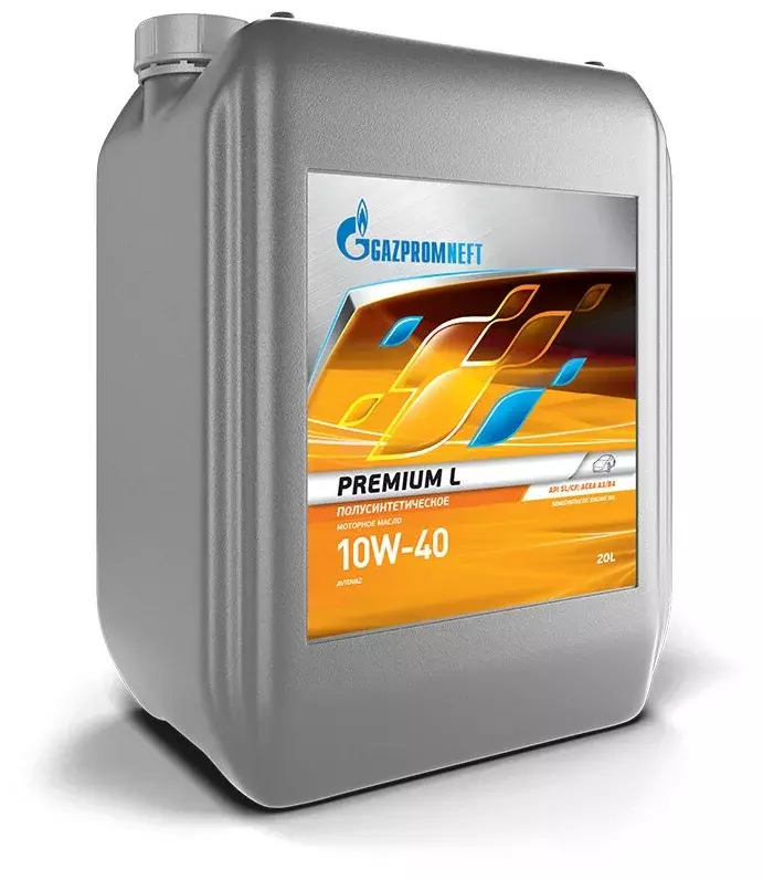 Полусинтетическое моторное масло Газпромнефть Premium L 10W-40, 20 л