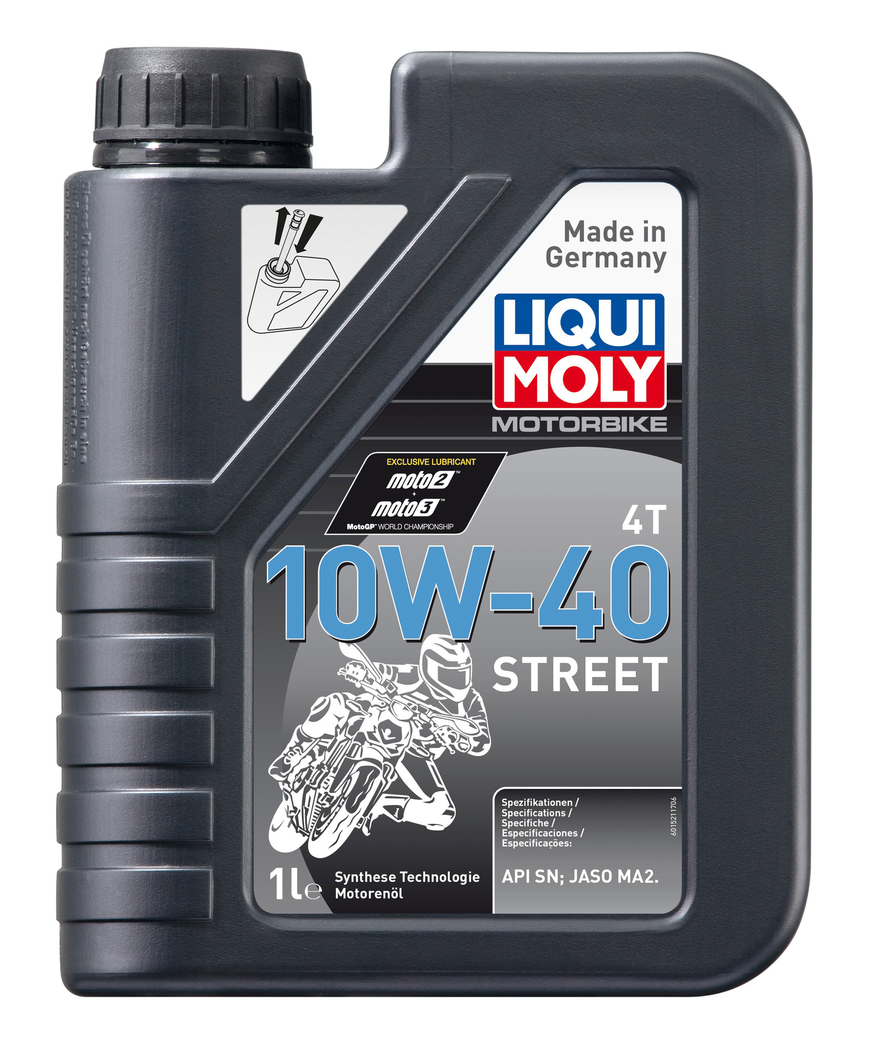 Масло моторное Liqui Moly Motorbike 4T Street 10W40 hc-синтетическое 1л