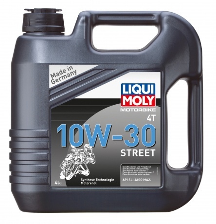 Моторное масло Liqui Moly Motorbike 4T 10W30 Street hc-синтетическое 4л