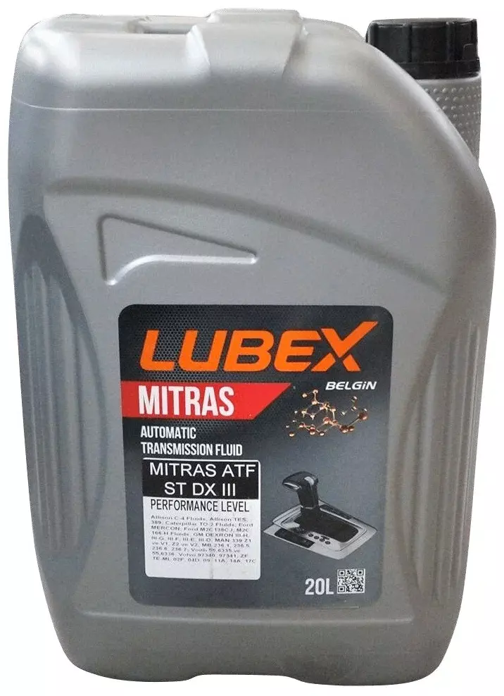 Масло трансмиссионное LUBEX MITRAS ATF ST DX III, 20 л