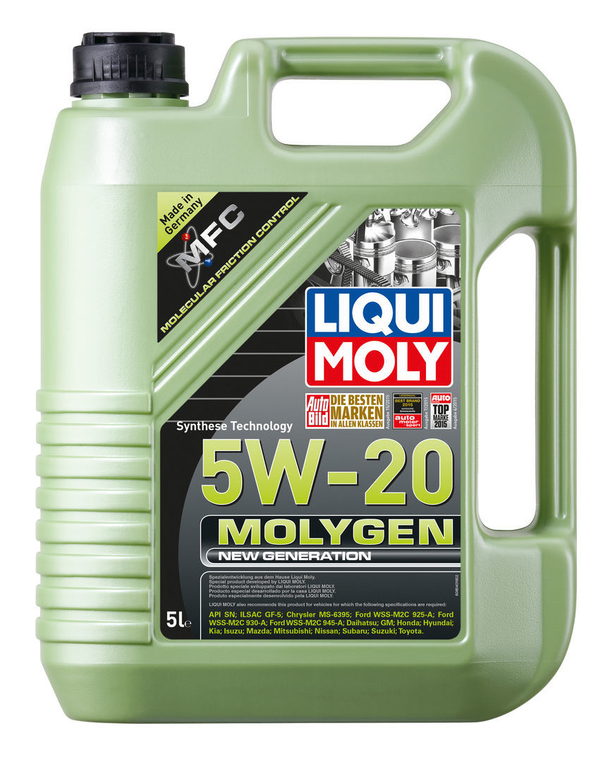 Liqui Moly Molygen New Generation 5W20 НС синтетическое моторное масло