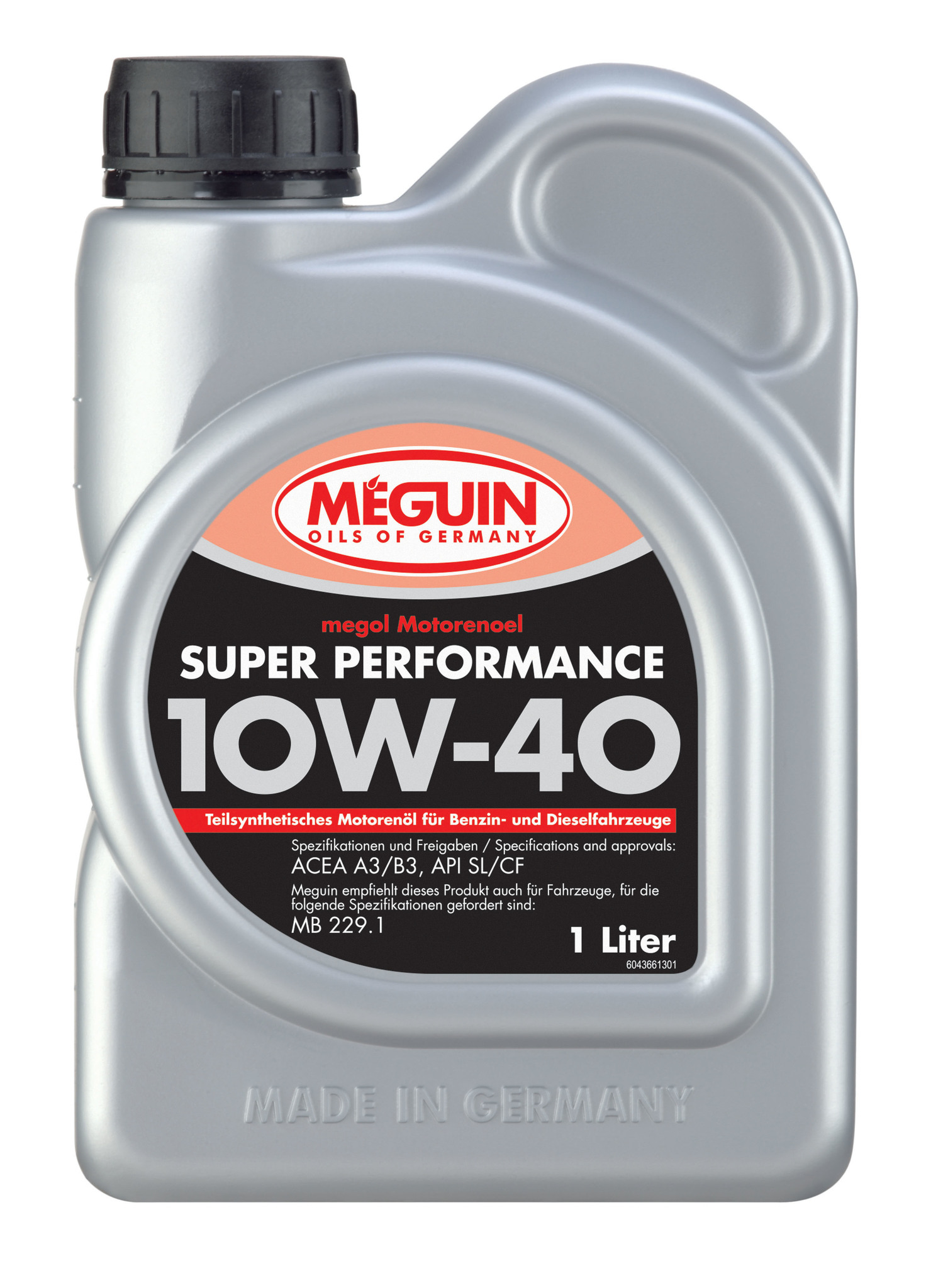 Megol Motorenoel Super Performance 10W40 Полусинтетическое моторное масло 1л 4366