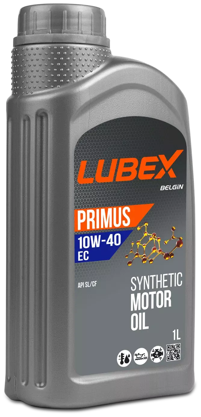 Синтетическое моторное масло LUBEX PRIMUS EC 10W-40, 1 л