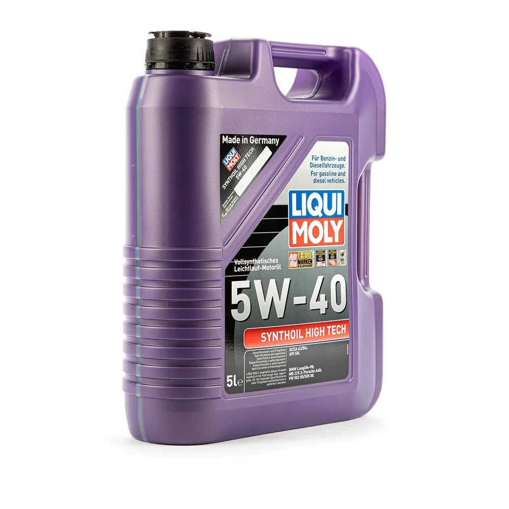 Моторное масло LIQUI MOLY Synthoil High Tech 5W40 синтетическое 5л.