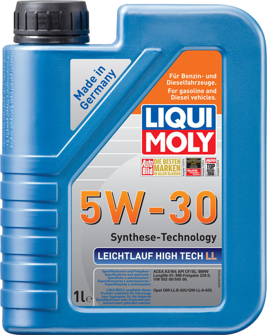 Liqui Moly Leichtlauf High Tech LL 5W-30 - НС-синтетическое моторное масло