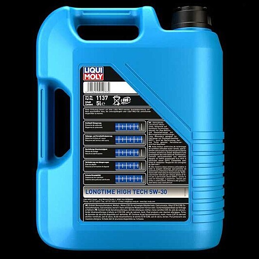 Масло моторное Liqui Moly Longtime High Tech 5W-30 НС-синтетическое, 5л