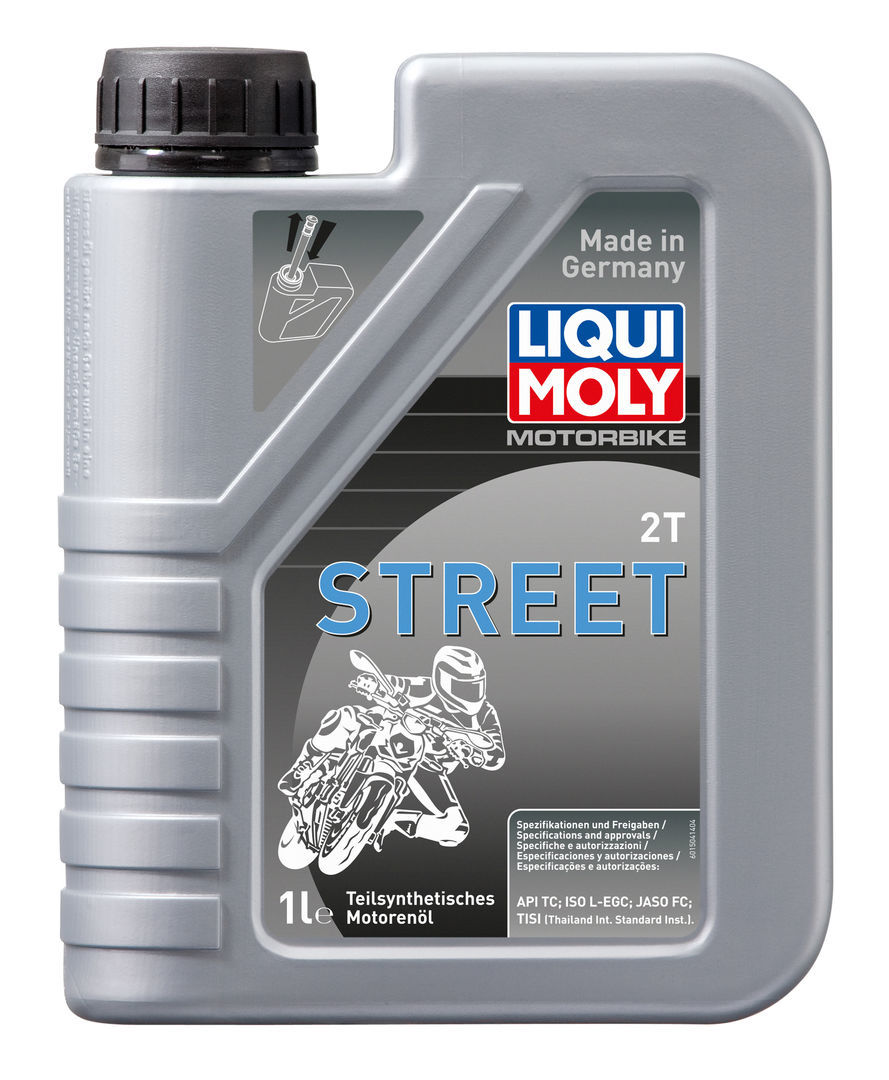 Масло моторное Liqui Moly Motorbike 2T Street полусинтетическое  1л