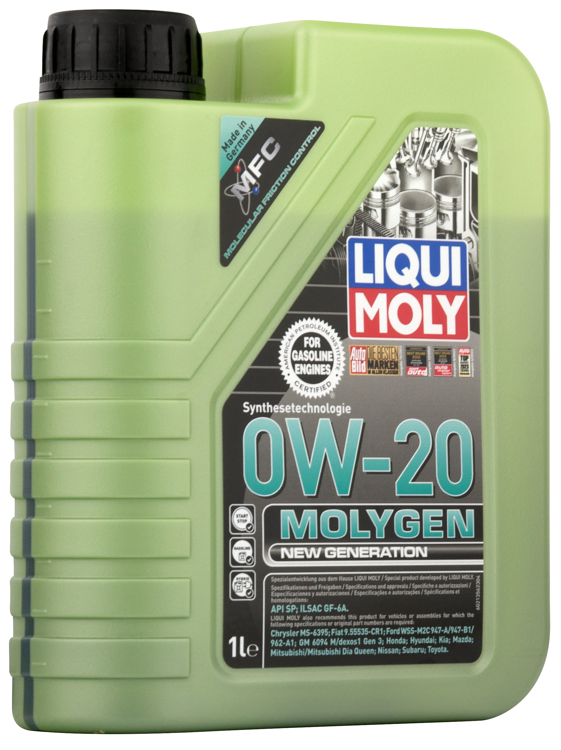 Масло моторное Liqui Moly Molygen New Generation 0W20 hc-синтетическое 1л