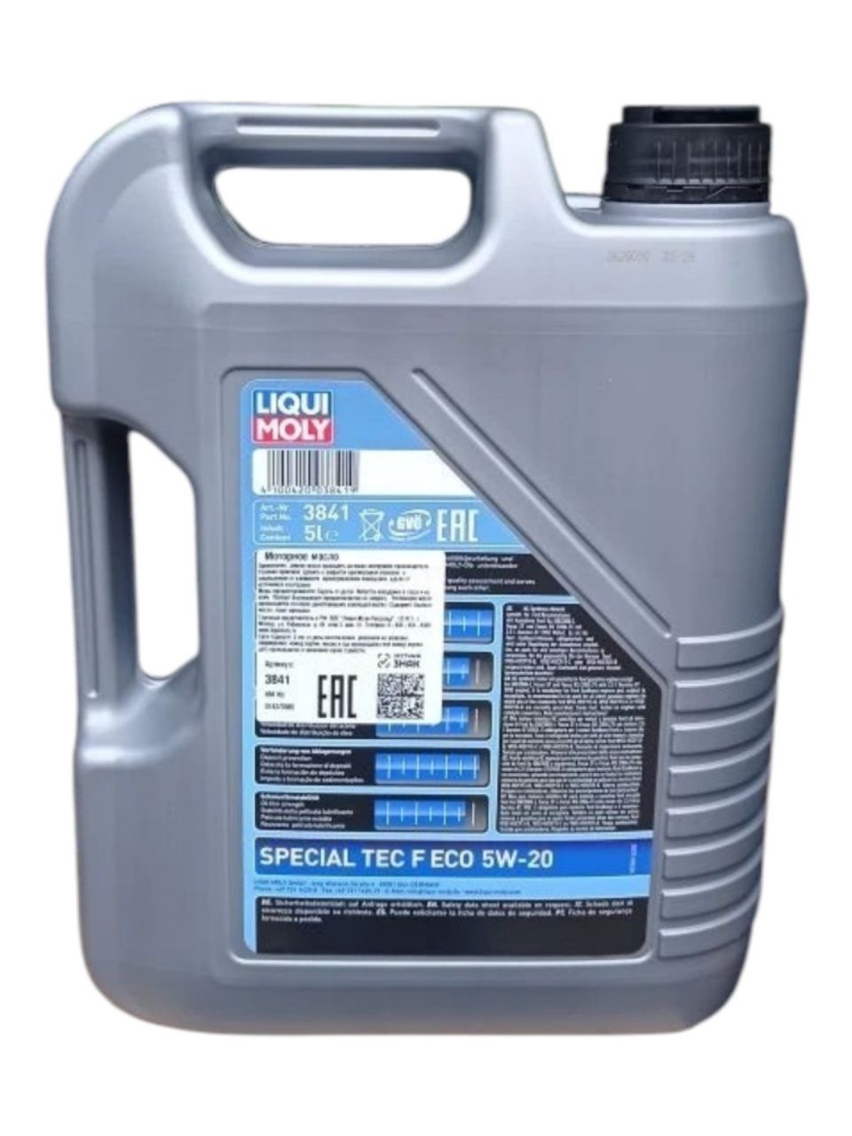 Моторное масло Liqui Moly Special Tес F ECO 5W20 hc-синтетическое 5л