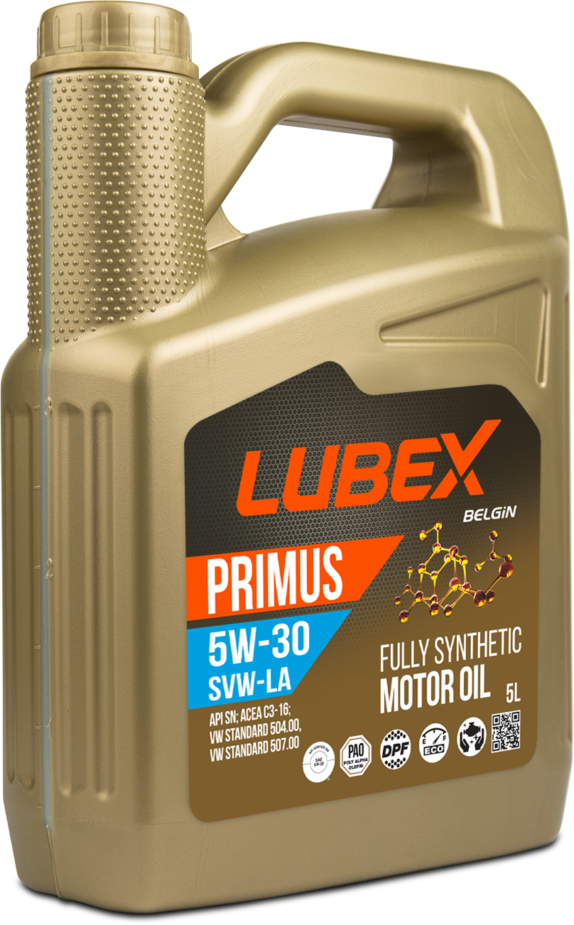 Синтетическое моторное масло LUBEX PRIMUS SVW-LA 5W-30 SN C3 5л