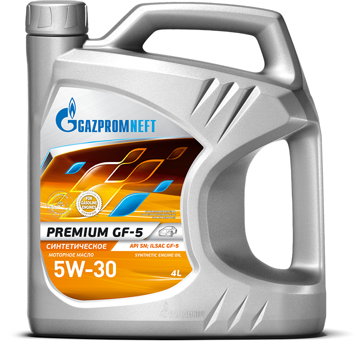 Масло моторное Gazpromneft (Газпром) Premium GF-5 5W30 4л синтетическое