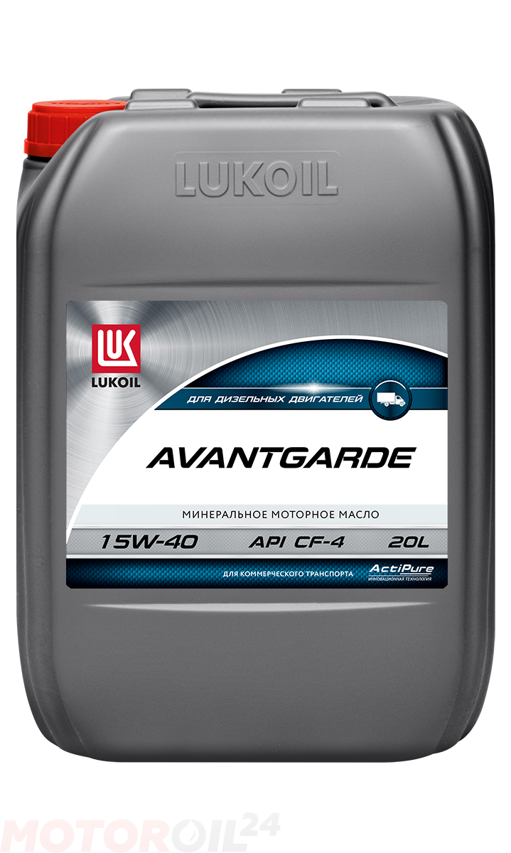 Моторное масло Лукойл Авангард 15W40 CF 4/SG минеральное 20л