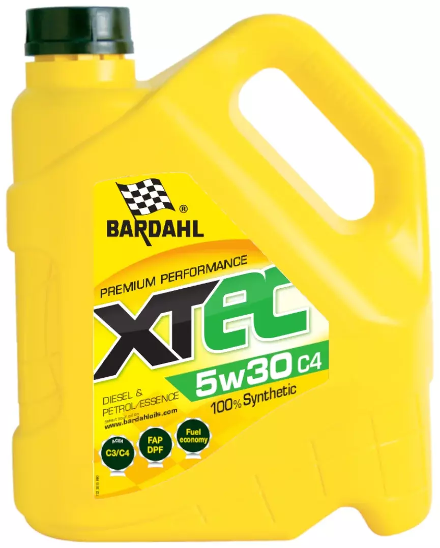 Синтетическое моторное масло Bardahl XTEC 5W-30 C4, 4 л