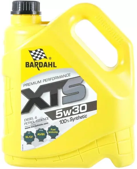 Синтетическое моторное масло Bardahl XTS 5W-30, 5 л, 3.6 кг