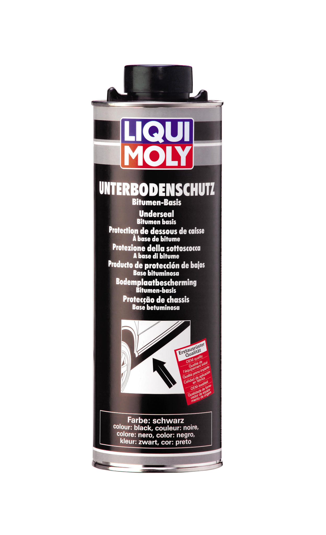 Liqui Moly Unterboden-Schutz Bitumen schwarz - Антикор для днища кузова битум/смола (черный)