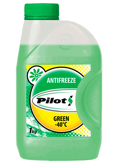 Pilots Green Line 40 G11 Антифриз готовый -40C зеленый 1 кг